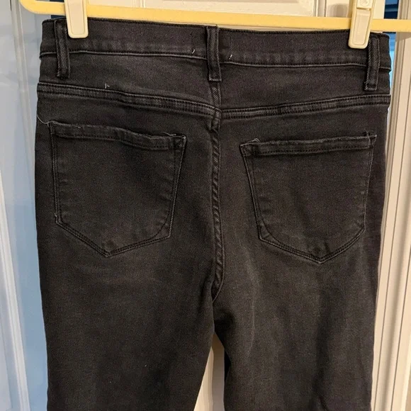 Kensie black distressed cropped jeans - Picture 6 of 7